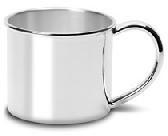 silver coated cup