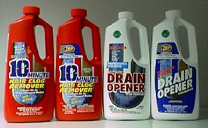 Caustic Drain Cleaners