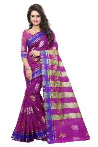 COTTON SILK DESIGNER SAREES