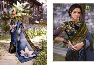 Party Wear Georgette Saree