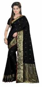 PURE SILK SAREE WITH DESIGNER PALLU