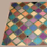 Multicolor Cotton Flat Weave Rug