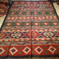 Traditional Wool Jute Kilim Dhurrie