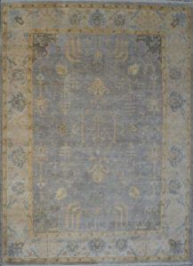 Hand knotted oushak rugs