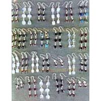 Bezel Silver Earrings Bse-01