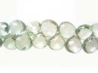 Green Amethyst Quartz Beads