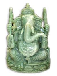 Jade Ganesh statue