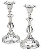 Silver Candle Holders