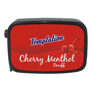9 gm Temptation Cherry Menthol Non Herbal Snuff