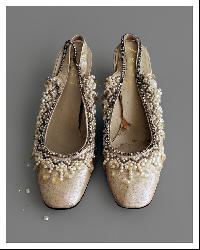 fashion beaded shoes