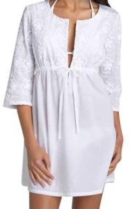 TM 308 Ladies White Kaftan