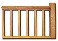 wooden stair parts