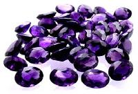 African Amethyst Faceted Gemstone