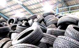 Rejected Car Tyres
