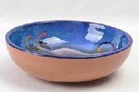 Blue Pottery Bowl