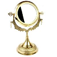 Brass Mirror With Stand
