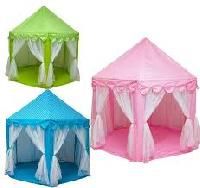 children play tents