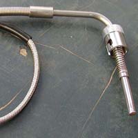 90` L-Bend Type Spring Loaded Thermocouple & RTD Sensor