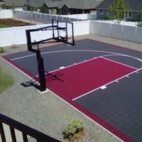 Outdoor Acrylic Synthetic Flooring System