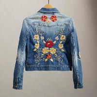 Hand embroidered jacket