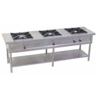 3 Burner Indian Cooking Range