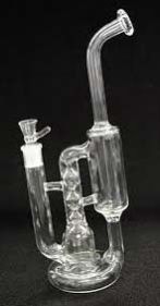 Recycler Oil Rig Glass Bubbler