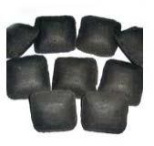 Pillow Shaped Charcoal Briquette.