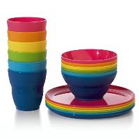 plastic dishes