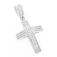 Diamond cross necklace