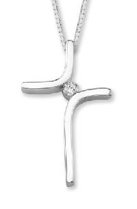 Diamond Cross Pendant