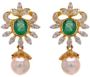 Diamond Gemstone Earring (CWDGE203)