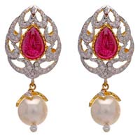 Diamond Gemstone Earring (CWDGE204)