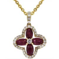 Diamond Gemstone Pendant (CWDGP219)