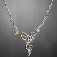 Diamond Gold Necklace (CWDGN002)