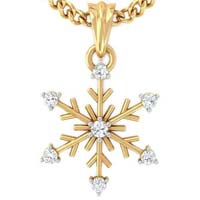 Diamond Gold Pendant (CWDP217)