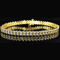 Diamond Tennis Bracelet (CWDTB227)