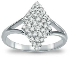 Diamond White Gold Ring (CWDWGR0001)