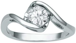 Single Diamond Ring