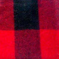 Woolen Shoddy Check Fabric