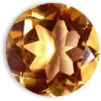 11mm Round Natural Brazilian Citrine Gemstone