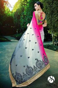 Fashionable partywear saree