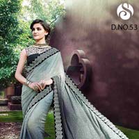 Modern party wear saree