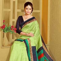 Simple fancy cotton saree