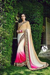 Stylish party wear saree