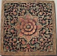wooden carved wall panels
