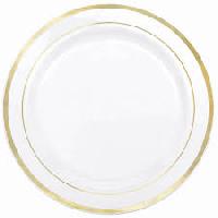 round plastic plates