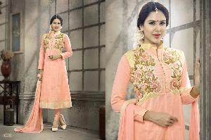 Nazneen Brand Semi Stitched Salwar Suit