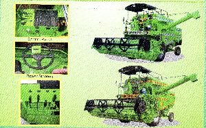 Satnam 952 Self Propelled Wheel Combine Harvester