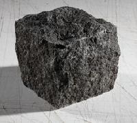 black granite rough block