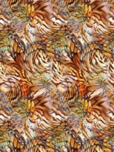 Abstract Digital Printed Fabric